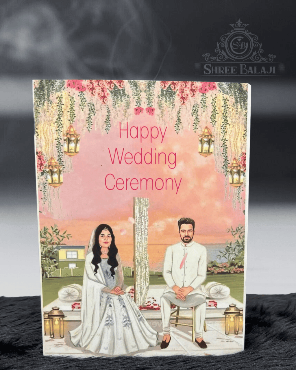 Happy wedding ceremony
