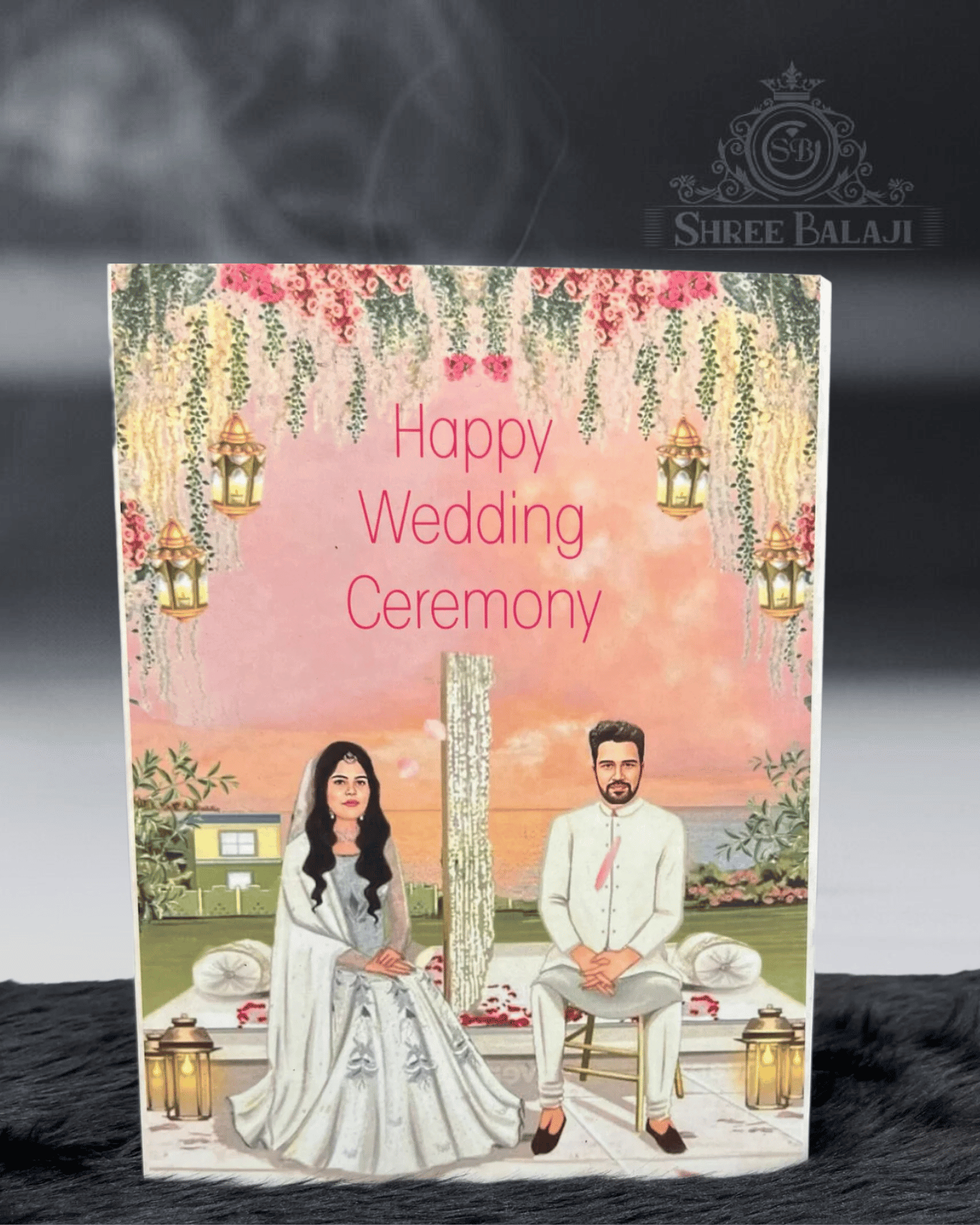 Happy wedding ceremony