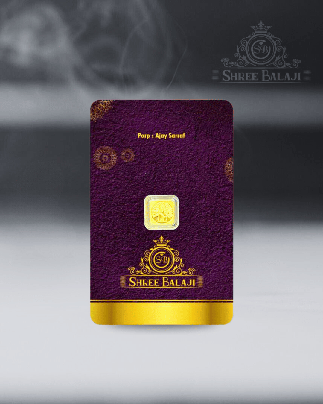 0.025mg Gold Coin with Laminated PVC Card