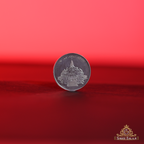 Shri Ram Mandir 10 Gram Silver Coin With Laminated Pvc Card image 1