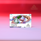 1 Gram Round Maa Vindhyawasini Silver Coin with Laminated PVC Card image 5