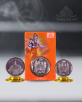 Shri Ram Mandir 10 Gram Silver Coin With Laminated Pvc Card