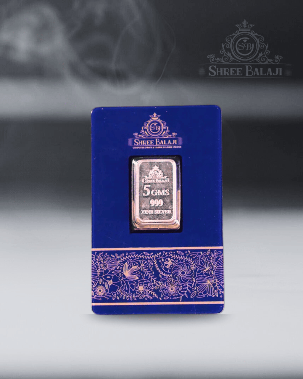 5 Gram Silver Coin with Laminated PVC Card