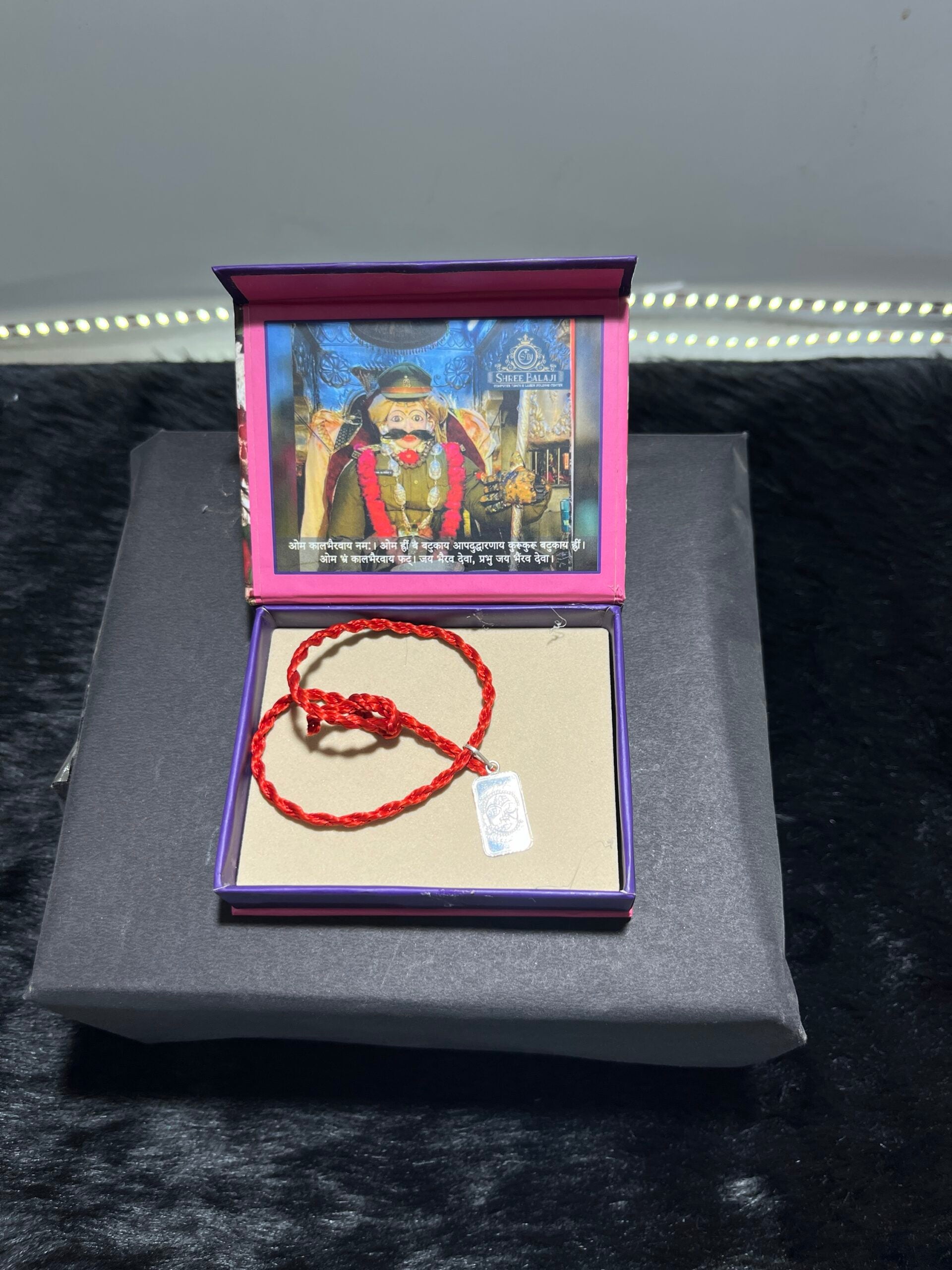 Baba kaal Bhairav Silver Loket image 2