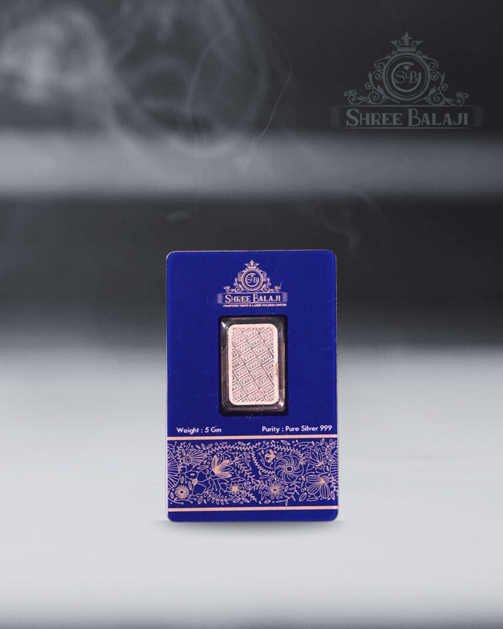 5 Gram Silver Coin with Laminated PVC Card