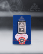 Happy Rakshabandhan 10 Gram Silver Coin with PVC Laminated Card