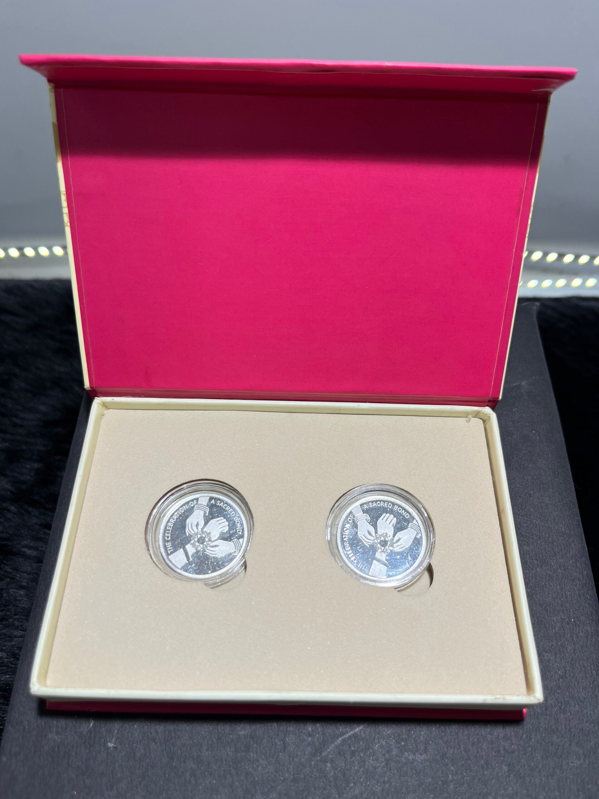 Raksha Bandhan silver Coine 5 gm set image 3