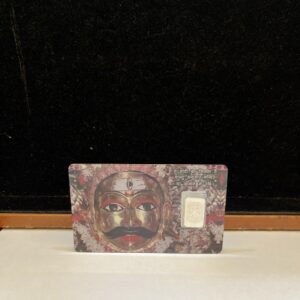 Baba Kaal Bhairav 1 Gram Silver Coin With Laminated PVC Card
